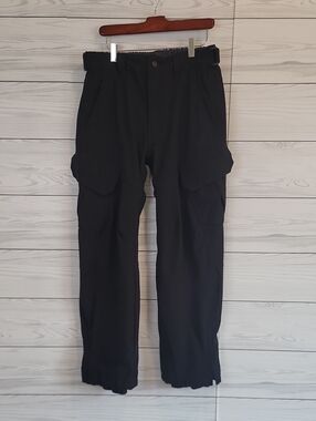 Gerry Weber Fleece Lined Black Cargo Winter Pants W/ Utility Pockets Mens Size M